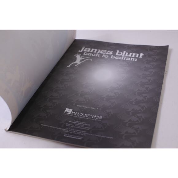 James Blunt, Back To Bedlam, Songbook, Hal Leonard, Sheet Music, ~ 250826-WH 539 - Picture 2 of 4